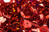 sequins - spangles - dark red laser