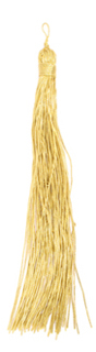 metallic tassels 160mm long