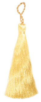 metallic tassels 155mm long