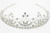 diamante tiara Item no. 58 silver (height approx 4cm)