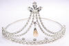 diamante tiara Item no. 7221 (height approx 8 cm)