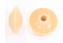 10mm x 5mm disc shape wooden beads in about 12 colours