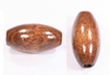 18mm x 9mm oval shape wooden beads in about 20 colours