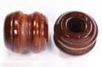 23mm x 23mm barrel shape wooden beads in about 6 colours